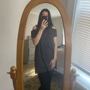 Polka dotted tunic | b&w